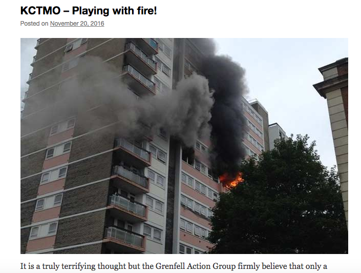 That Haunting Prediction Made By Grenfell Action Group