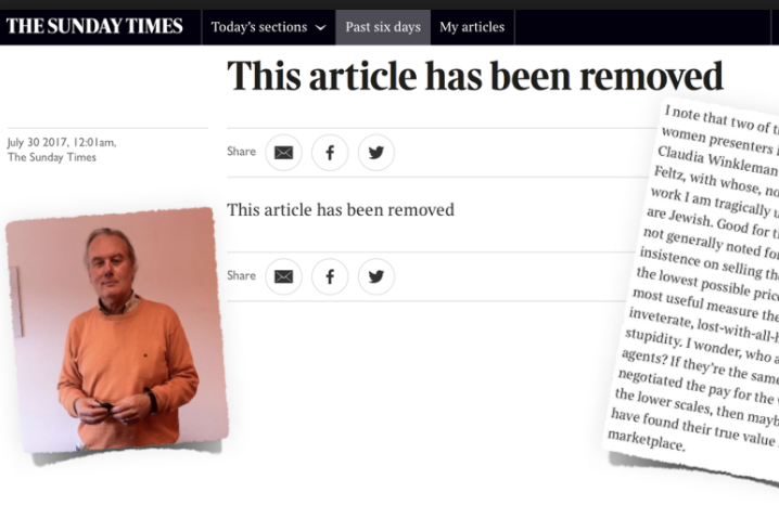 The Real Reason Why The Times Sacked Kevin Myers
