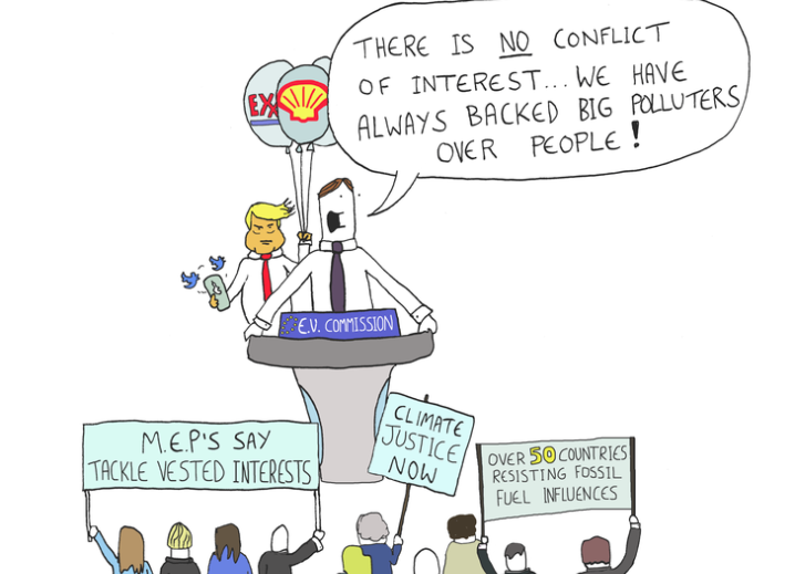 EU steps back from Trump & Polluters at UN climate talks