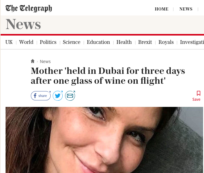 Swedish Woman Detained in Dubai - Don't Believe Everything You Read