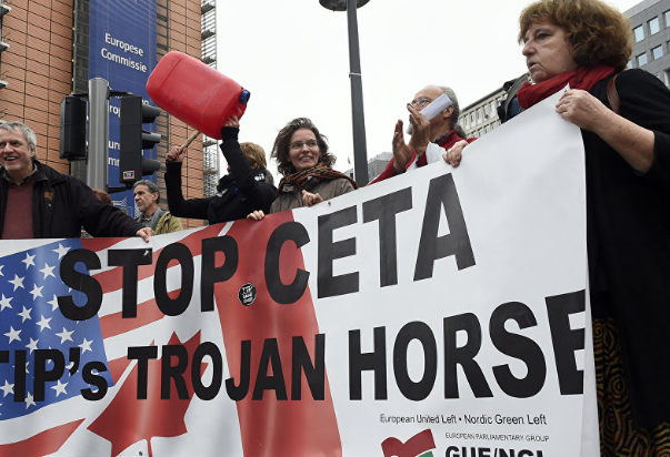 MPs vote through anti-democratic CETA trade deal whilst Labour look the other away