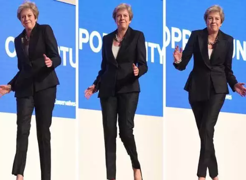 Theresa May Dances To Abba Whilst The State Does This!