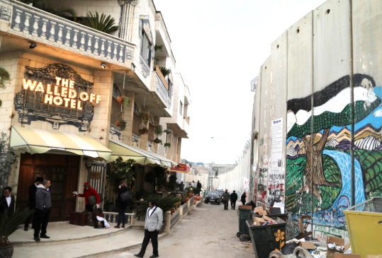 Jonathan Cook: Inside Banksy’s The Walled Off Hotel in Bethlehem