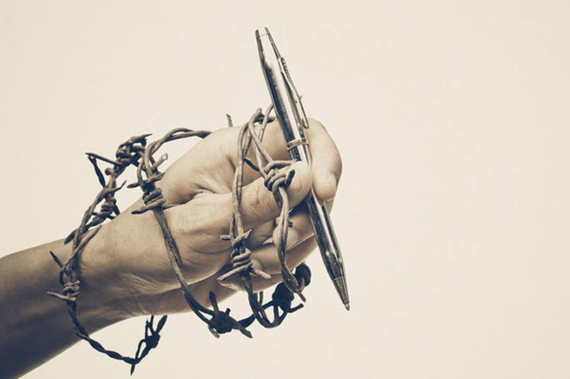 State Censorship: Seizing journalists notes, restricting press freedom, closing down free speech