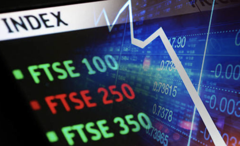 FTSE slumps in wake of credit downgrade and slowest growth since 2008
