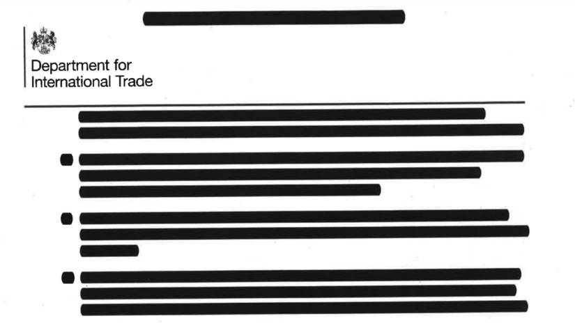 Redacted 'Trump-Trade' Files - "shocking display of disregard for democratic accountability"