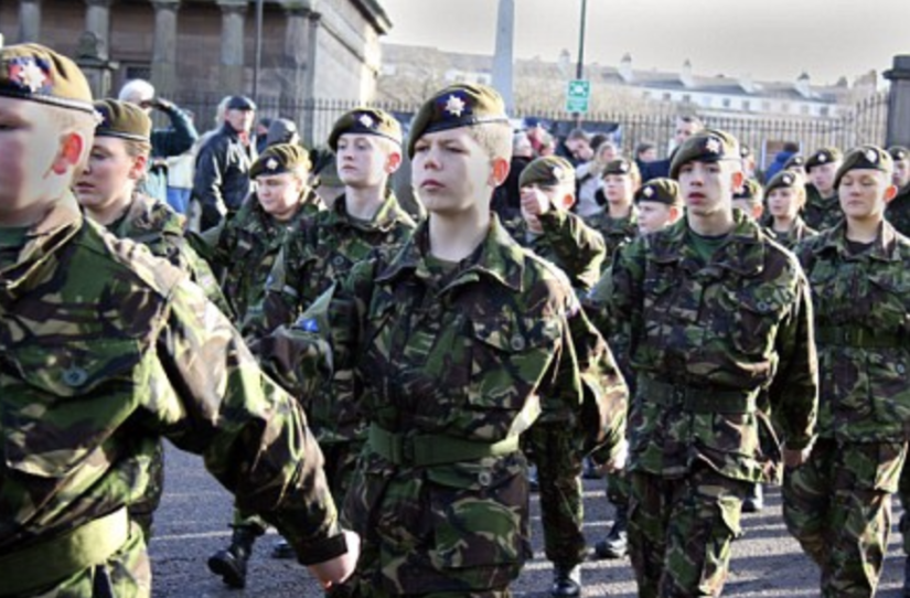 Calls for UK to stop recruiting children into armed forces